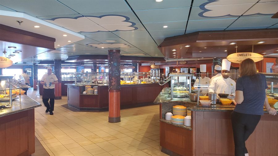 Cruise ship buffet